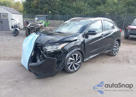 2019 Honda Hr-V Sport из США, поврежденный, VIN 3CZRU6H12KG708965